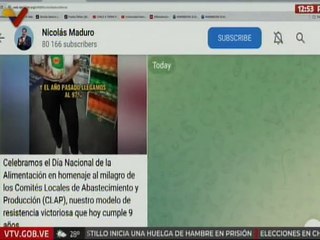 Jefe de Estado: Venezuela celebra el Día Nacional de la Alimentación en homenaje a los CLAP