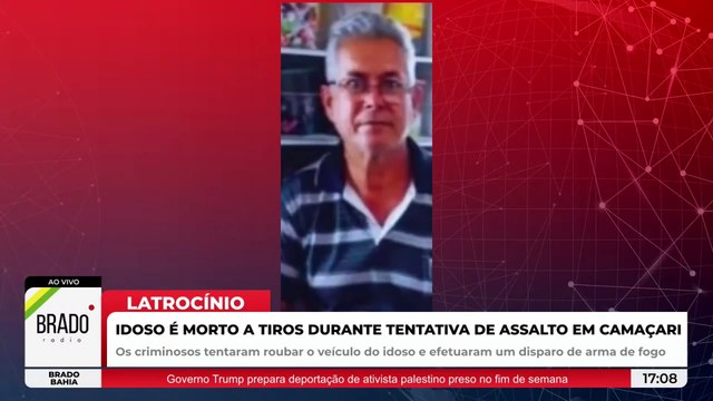 IDOSO É VÍTIMA DE LATROCÍNIO EM CAMAÇARI