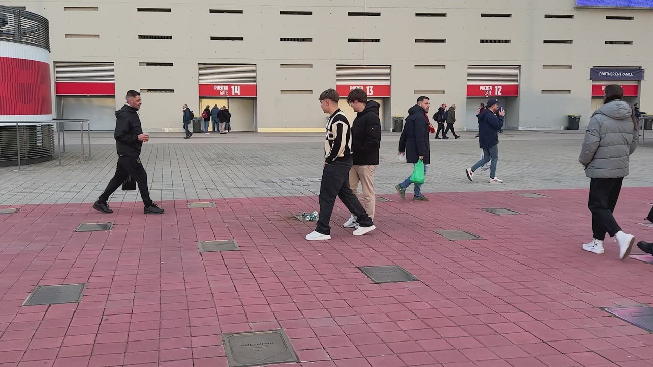 ASÍ ESTÁ la PLACA de COURTOIS en el METROPOLITANO antes del ATLÉTICO vs REAL MADRID
