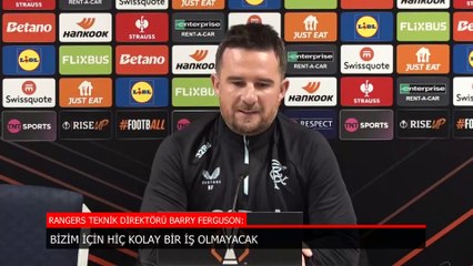 Rangers Teknik Direktörü Ferguson: Tur için umutluyum