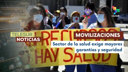 Profesionales de la salud en Chile se movilizan por segundo día