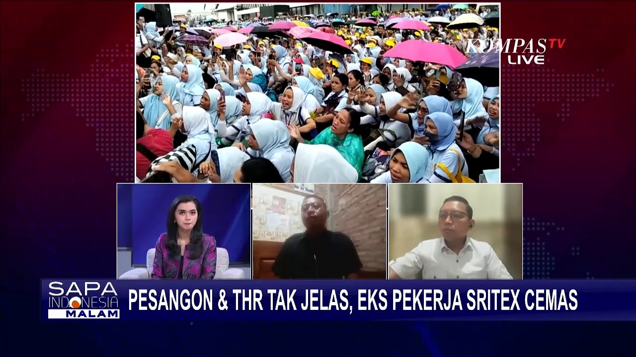 [FULL] Eks Pekerja Sritex Cemas Karena Pesangon dan THR Tak Jelas, Begini Tanggapan DPR