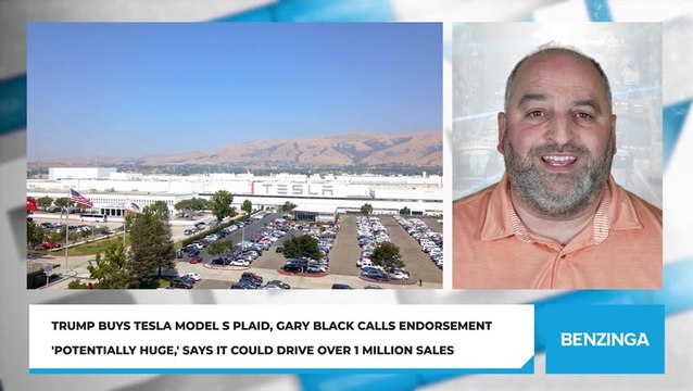 Trump Buys Tesla Model S Plaid, Gary Black Calls Endorsement 'Potentially Huge,' Says It Could Drive Over 1 Million Sales