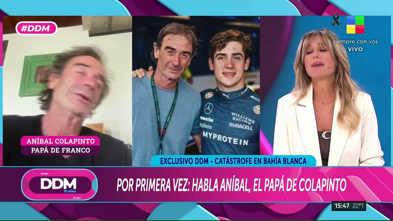 📢 ANÍBAL COLAPINTO, papá de Franco, sobre las INUNDACIONES en Bahía Blanca