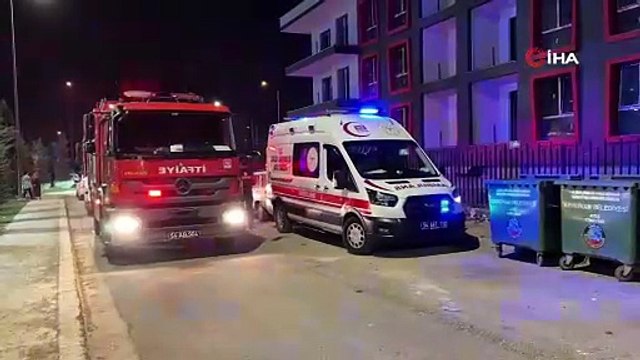 Kız yurdunda yangın paniği