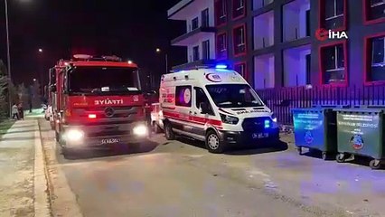 Kız yurdunda yangın paniği