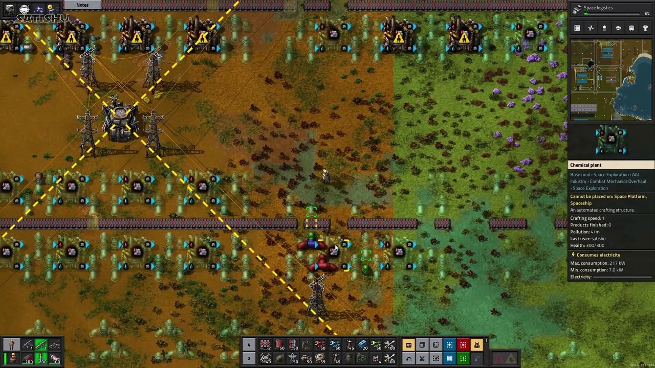 Vorbereitung für eine Pyroflux-Verarbeitung. | Factorio Space Exploration Mod | Ep. 110