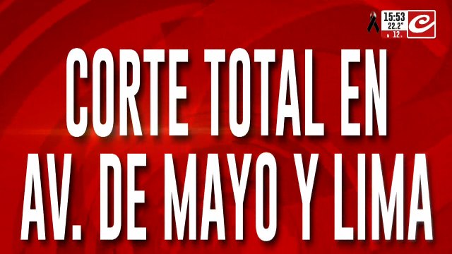 Corte total en Av. de Mayo y Lima: avanzan los hinchas en defensa de nuestros abuelos