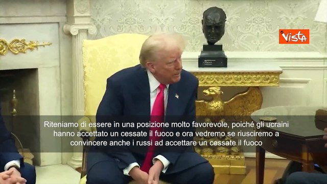 Jd Vance: Ucraini hanno accettato cessate il fuoco, vediamo se riusciamo a convincere russi