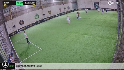 Faute de Jason G - Gxo