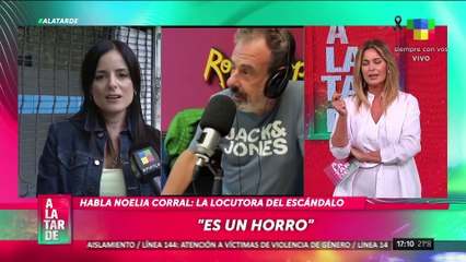 Habla NOELIA CORRAL, locutora y víctima del comentario de ARI PALUCH
