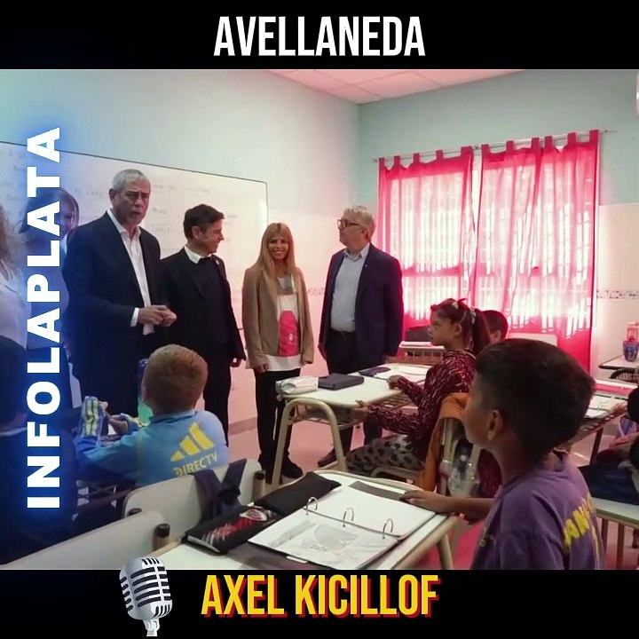 Avellaneda: Kicillof inauguró obras de infraestructura educativa y entregó escrituras gratuitas