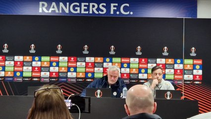 Jose Mourinho Previews Europa League Clash at Ibrox ⚽