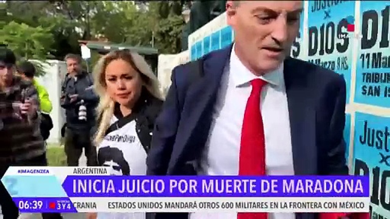 Inicia el juicio para aclarar la muerte de Diego Armando Maradona