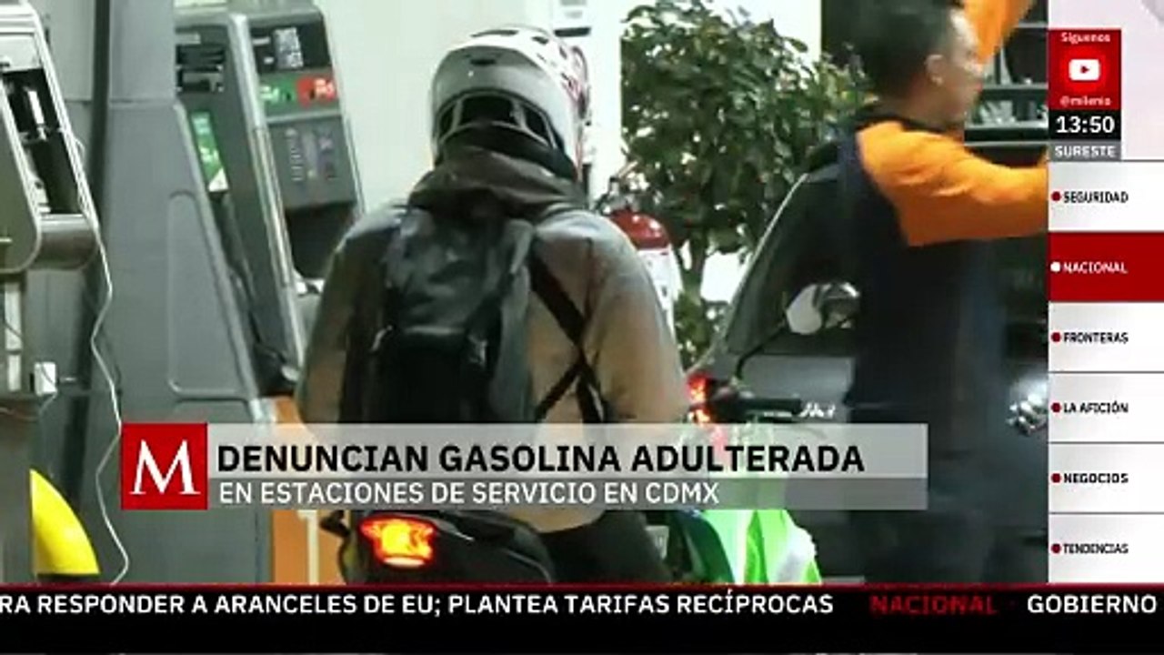 Reportan venta de gasolina adulterada en la CdMx; autos presentan fallas
