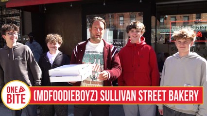 Barstool Pizza Review - Sullivan Street Bakery (New York, NY) with MDFoodieBoyz