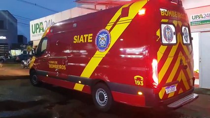 Jovem é levado à UPA Brasília após ficar ferido em acidente na Avenida Corbélia