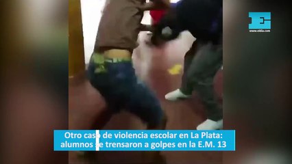 Otro caso de violencia escolar en La Plata: alumnos se trensaron a golpes en la E.M. 13