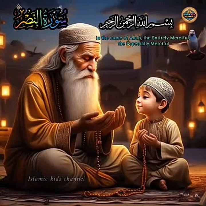 Surah Nasr for kids | سورۃ نصر  | kids | cartoon | islamic kids cartoon | islamic kids video | quran