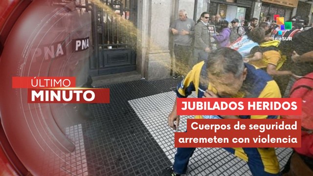 Entrevista | Adultos mayores resultan heridos por represión en Argentina