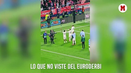 Lo que no viste del Euroderbi: Celebraciones del Real Madrid, Vini y la soledad de Oblak ⚽