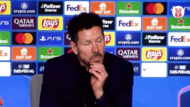 Simeone alza la voz en rueda de prensa: ¿Julián le dio dos veces? Levanten la mano