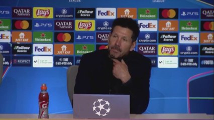 Simeone opina sobre el penalti de Julián