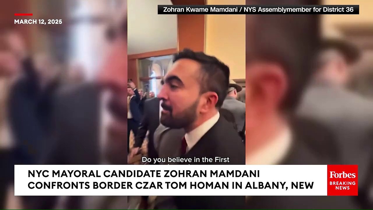 VIRAL MOMENT: NYC Mayoral Candidate Zohran Mamdani Confronts Border Czar Tom Homan