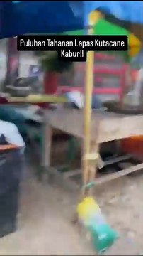 Vídeos mostram fuga de dezenas de reclusos em prisão na Indonésia