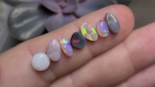 Jewelers Parcel of Small Australian Opals, 4.35tcw/7pcs