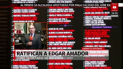 Ratifican a Edgar Amador al frente de la Secretaría de Hacienda