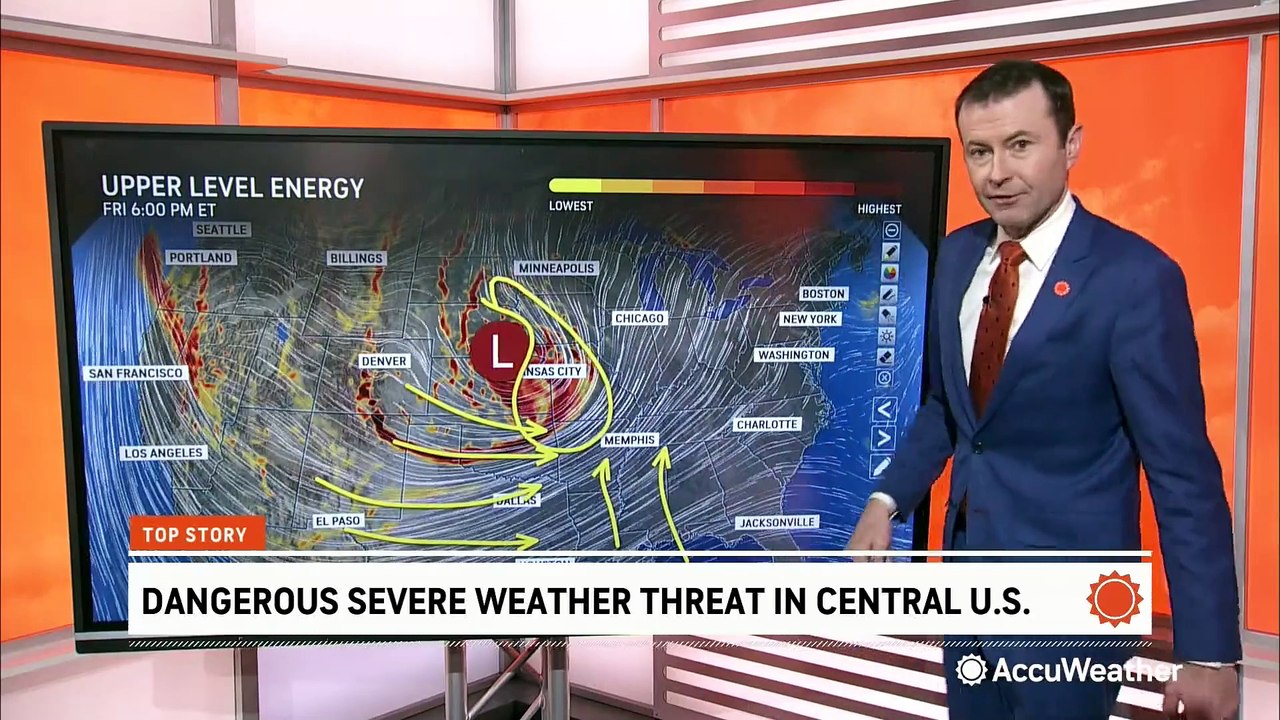 Severe storm threat moves from the Midwest to the Gulf Coast this weekend