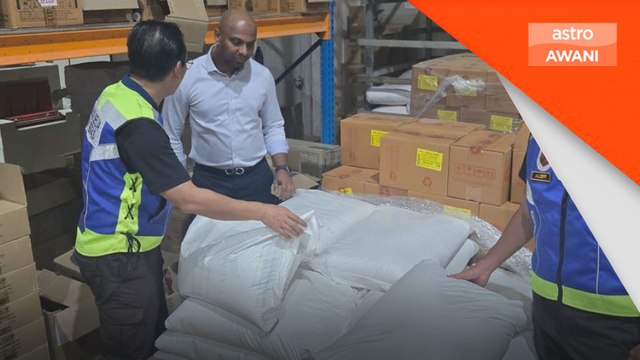 Polis Johor rampas beras seludup bernilai hampir RM20,000