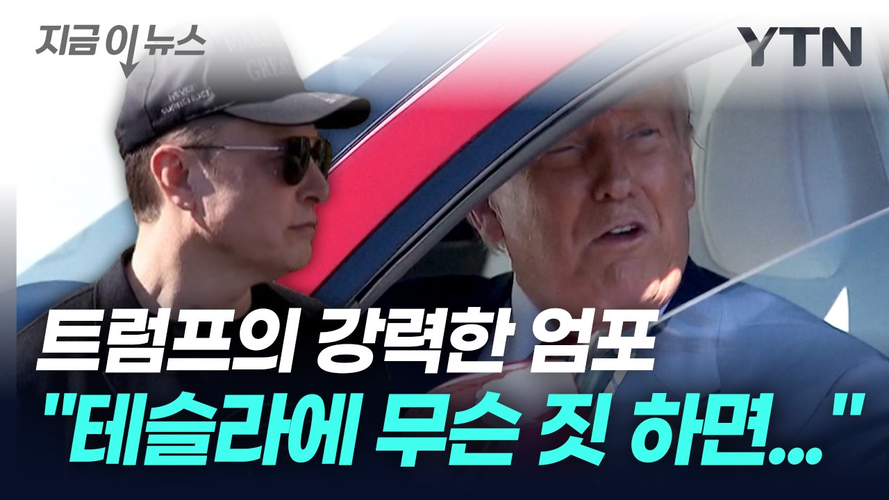 "지옥 겪을 것" 트럼프 엄포에 테슬라 주가 급등 [지금이뉴스] / YTN