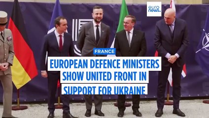 European defence ministers show united front in support for Ukraine