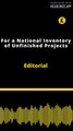Editorial | For a National Inventory of Unfinished Projects