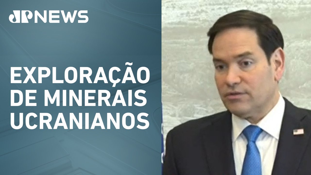 Marco Rubio diz que acordo com Ucrânia sobre cessar-fogo trará “interesse direto” dos EUA ao país