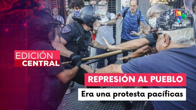 Varias detenciones y heridos por represión en Argentina