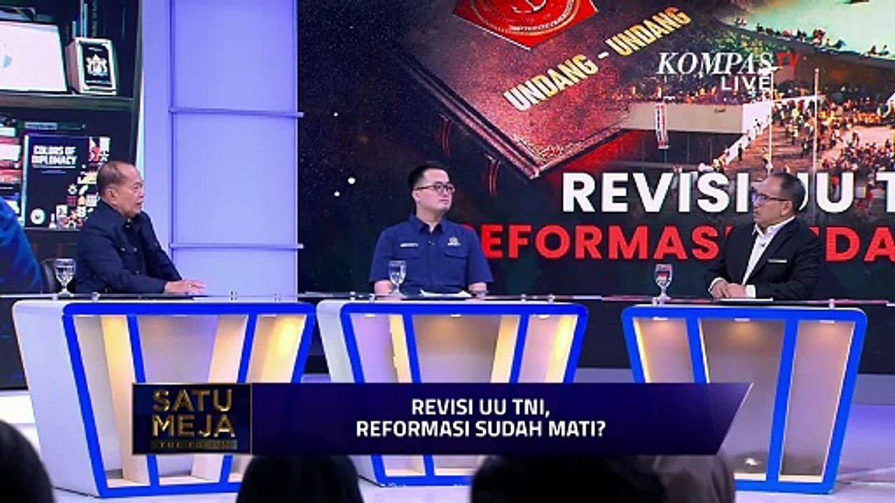 Saling Sanggah DPR VS Usman Hamid Terkait Jabatan Sipil TNI | SATU MEJA