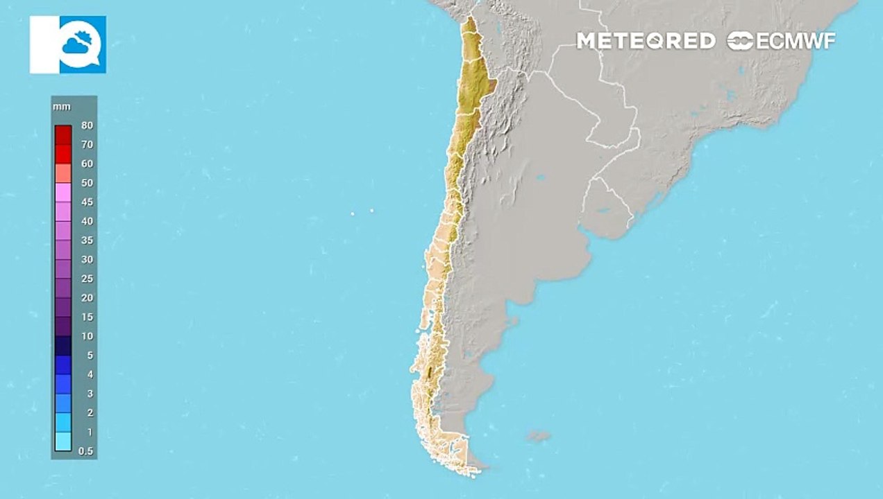 Fin de semana con precipitaciones por sistemas frontales, vaguada costera e inestabilidad en Chile