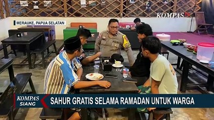 Polisi di Merauke Sediakan Sahur Gratis untuk Warga Selama Ramadan