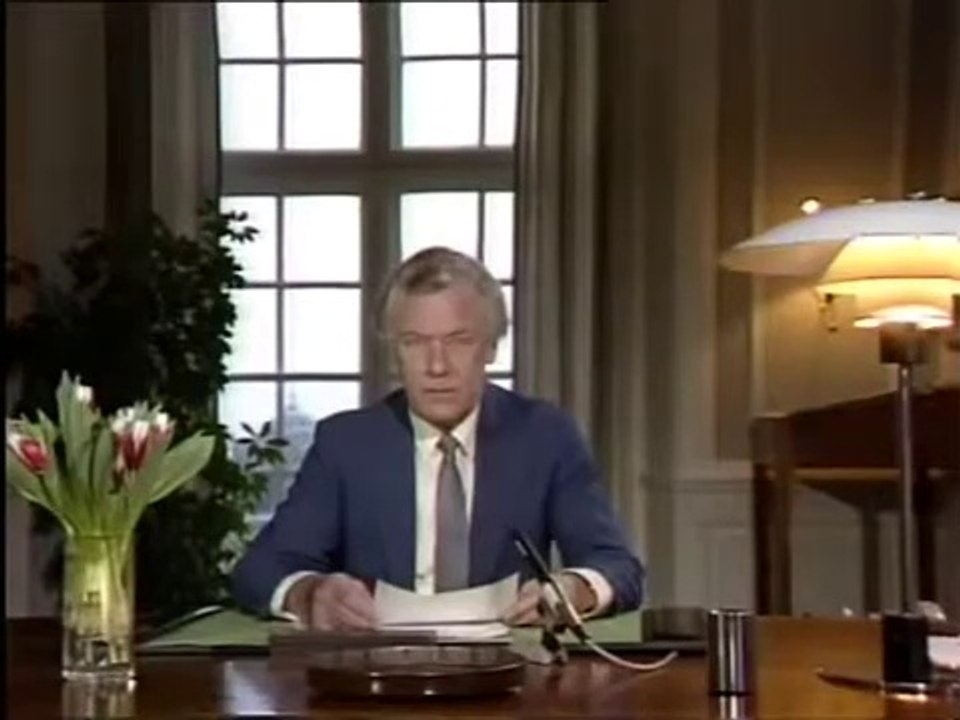 Statsministerens Nytårstale i 1985 - Poul Schlüter | DR