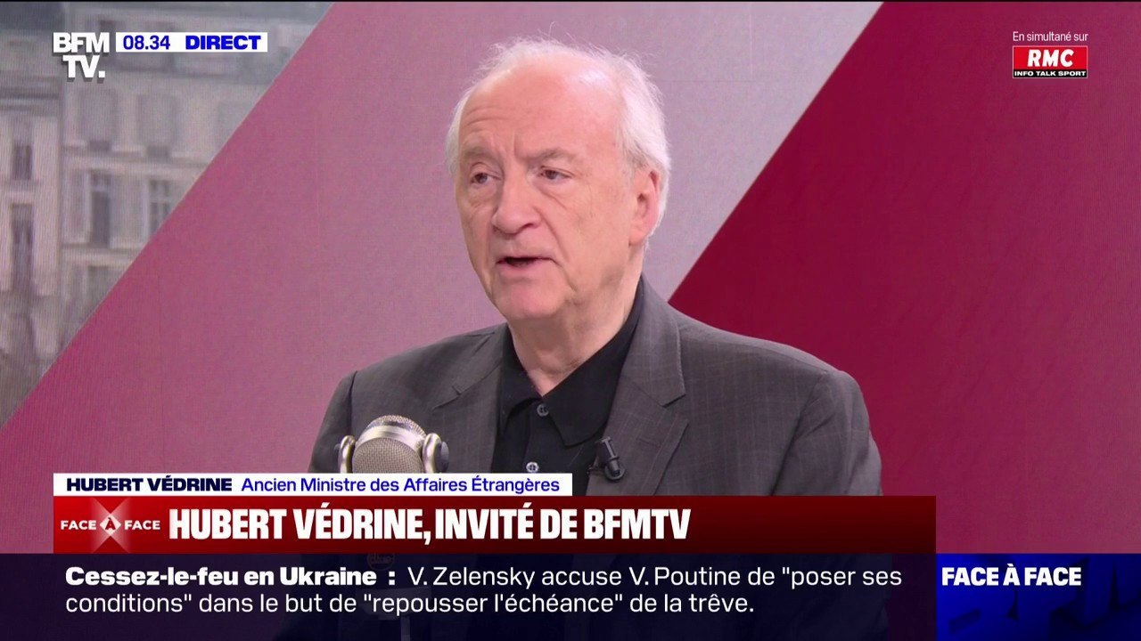 Hubert Védrine (ancien ministre des Affaires étrangères): "Volodymyr Zelensky est courageux et honorable"