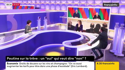 Cessez-le-feu en Ukraine : "Les conditions mises par Vladimir Poutine montrent qu'il ne veut pas la paix", selon l'eurodéputée Nathalie Loiseau