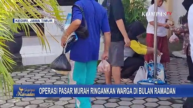 Tekan Lonjakan Harga Jelang Lebaran, Pemkot Kediri Gelar Operasi Pasar Murah
