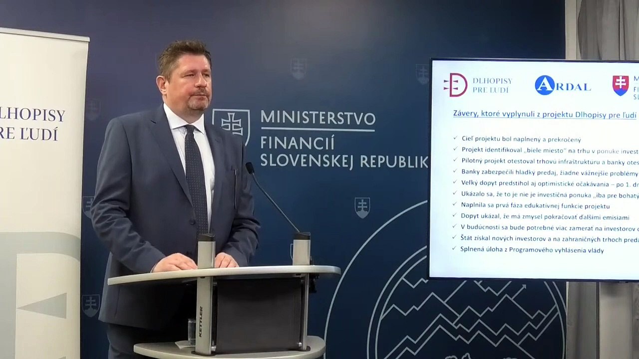 ZÁZNAM: Štátne dlhopisy si kúpilo vyše 21.000 občanov, projekt prekonal očakávania