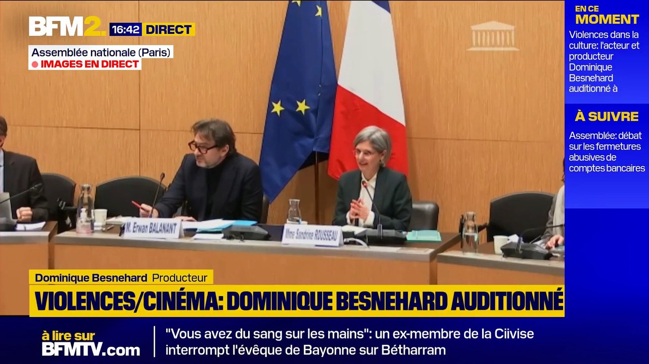 Le producteur Dominique Besnehard s'emporte face à Sandrine Rousseau lors de la commission d’enquête relative aux violences commises dans le cinéma à l'Assemblée