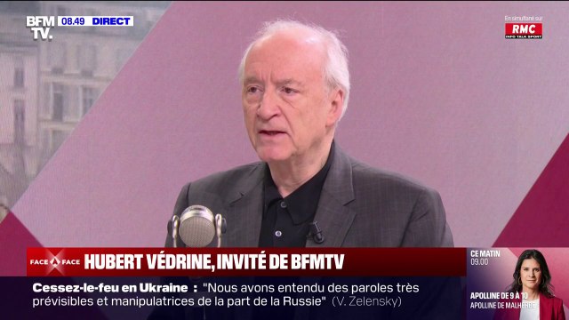 Hubert Védrine (ancien ministre des Affaires étrangères): On redécouvre la guerre froide