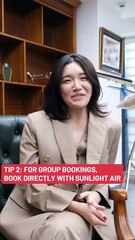 We asked Ryna Brito-Garcia, CEO of Sunlight Air for her travel tips.