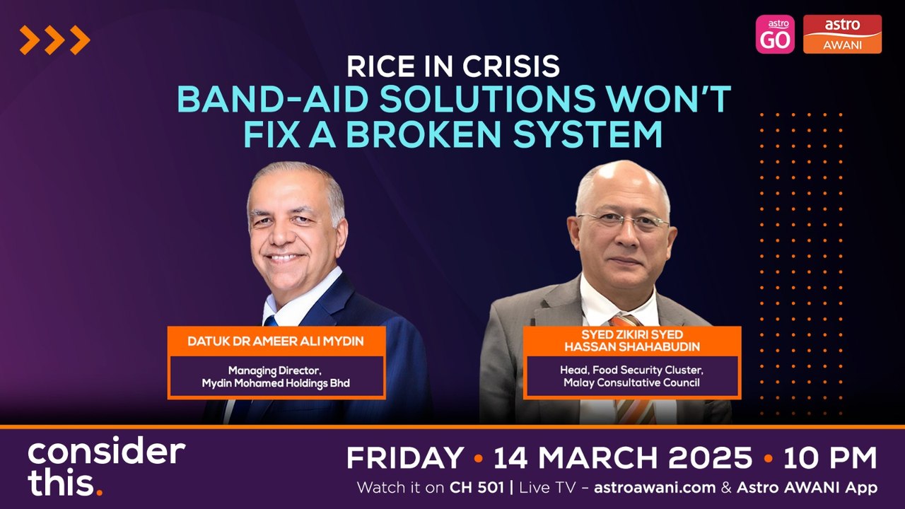 Consider This: Rice in Crisis — Band-Aid Solutions Won’t Fix a Broken System